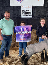 Witt Club Lambs Winners